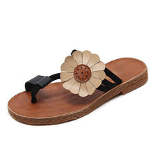 Load image into Gallery viewer, Women Flower Slippers Flats