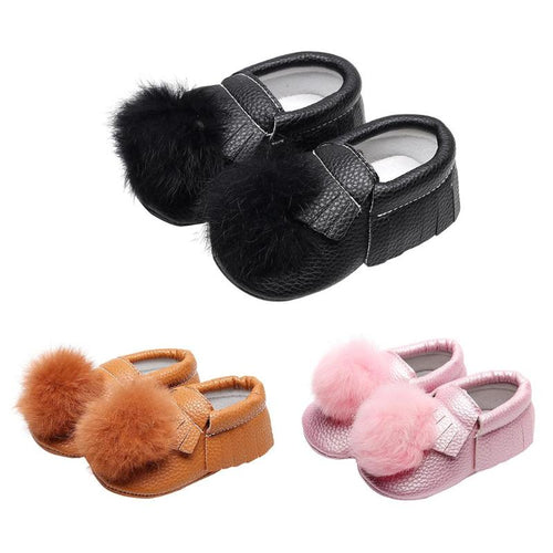 Baby Girls Solid Color Shoes