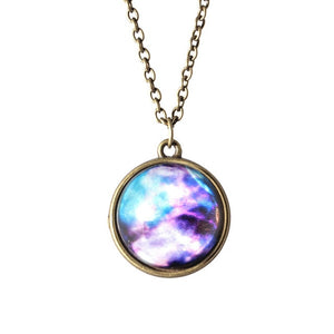 Glass Sphere Lovers Necklace