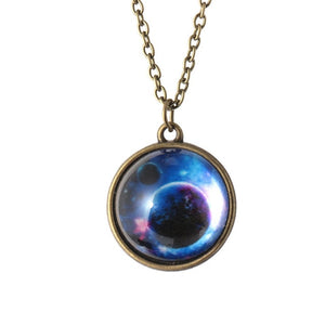 Glass Sphere Lovers Necklace