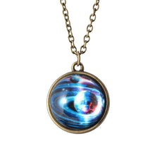 Load image into Gallery viewer, Glass Sphere Lovers Necklace