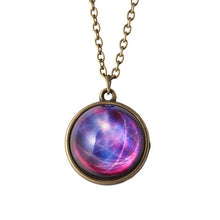 Load image into Gallery viewer, Glass Sphere Lovers Necklace