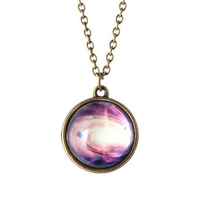 Glass Sphere Lovers Necklace