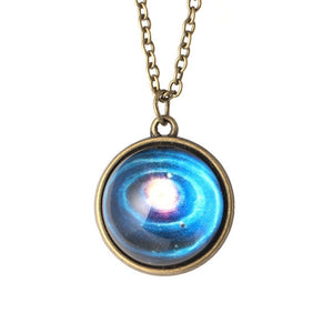 Glass Sphere Lovers Necklace