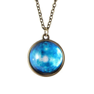 Glass Sphere Lovers Necklace