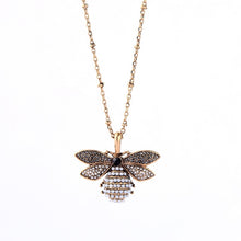 Load image into Gallery viewer, Bee Pendant Long Necklace