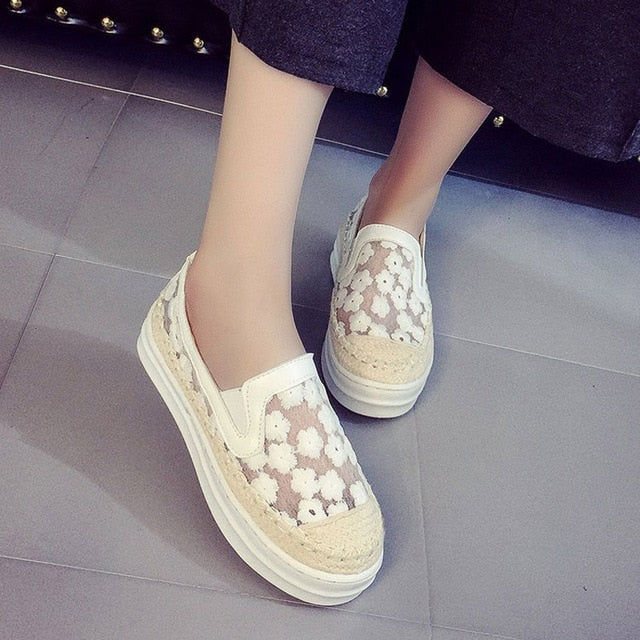 Floral Women Canvas Shoes