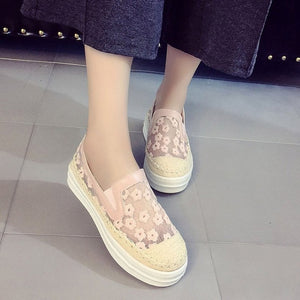 Floral Women Canvas Shoes